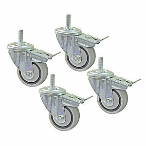 Slika izdelka: KREG® Pohištvena kolesa z zavoro (4 kos) 76mm/3"
