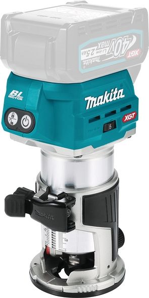 Slika izdelka: Akumulatorski enoročni rezkalnik 40V XGT MAKITA RT001GZ18