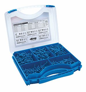 Slika izdelka: KREG® Blue-Kote Starter Kit vijaki set 450 kos