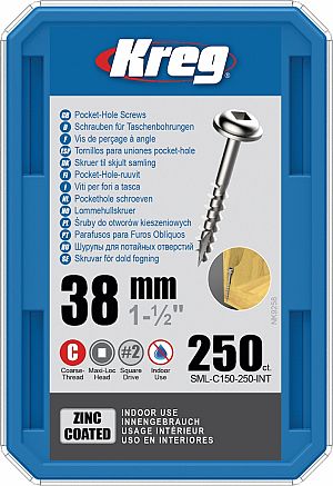Slika izdelka: KREG® Galvanizirani vijaki - 38 mm / 1.5" (250 kos)