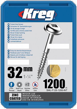 Slika izdelka: KREG® Galvanizirani vijaki - 32 mm / 1.25" (1200 kos)