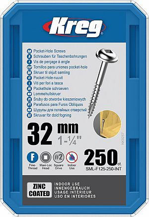 Slika izdelka: KREG® Galvanizirani vijaki - 32 mm /1.25" (250 kos)