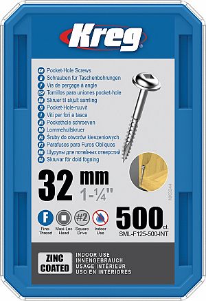 Slika izdelka: KREG® Galvanizirani vijaki - 32 mm / 1.25" (500 kos)