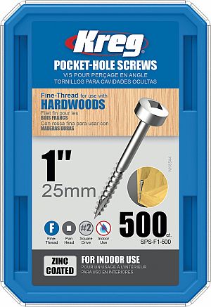 Slika izdelka: KREG® Galvanizirani vijaki - 25 mm / 1" (500 kos)
