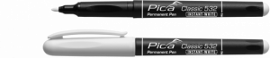 Slika izdelka: Pica Classic Permanent Marker BELA (1-2 mm)