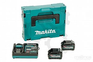Slika izdelka: Set akumulatorjev MAKITA XGT (2 x 40V/2,5Ah + DC40RA)
