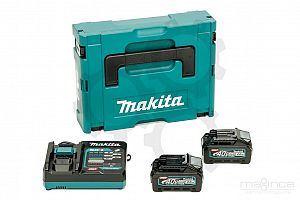 Slika izdelka: Set akumulatorjev MAKITA XGT (2 x 40V/4,0Ah + DC40RA)