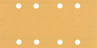 10-delni komplet brusnih papirjev z 8 luknjami EXPERT C470 za vibracijske brusilnike, 93 x 186 mm, G 100