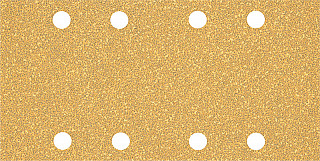 10-delni komplet brusnih papirjev z 8 luknjami EXPERT C470 za vibracijske brusilnike, 93 x 186 mm, G 40