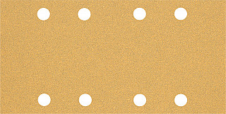 10-delni komplet brusnih papirjev z 8 luknjami EXPERT C470 za vibracijske brusilnike, 93 x 186 mm, G 60