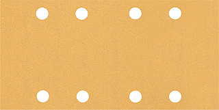 10-delni komplet brusnih papirjev z 8 luknjami EXPERT C470 za vibracijske brusilnike, 93 x 186 mm, G 120