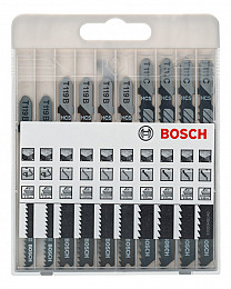 10-delni komplet listov za vbodne žage Basic for Wood