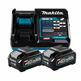 Set akumulatorjev MAKITA XGT (2 x 40V/4,0Ah + DC40RA) - PROMOCIJA »FEEL THE ENERGY«