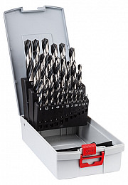 25-delni komplet spiralnih svedrov HSS PointTeQ ProBox, 1–13 mm