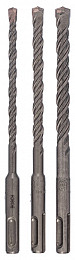 3-delni komplet udarnih svedrov SDS plus-5, 6/8/10 mm