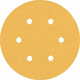 5-delni komplet brusnih papirjev s 6 luknjami EXPERT C470 za ekscentrične brusilnike, 150 mm, G 100
