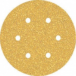 5-delni komplet brusnih papirjev s 6 luknjami EXPERT C470 za ekscentrične brusilnike, 150 mm, G 40