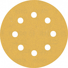 5-delni komplet brusnih papirjev z 8 luknjami EXPERT C470 za ekscentrične brusilnike, 115 mm, G 180