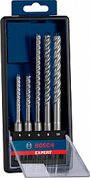 5-delni komplet udarnih svedrov EXPERT SDS plus-7X, 5/6/6/8/10 mm