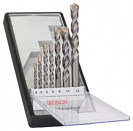7-delni komplet svedrov za beton Robust Line CYL-3, 4–12 mm
