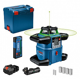 Rotacijski laser BOSCH GRL 650 CHVG + Laserski sprejemnik LR 65 G