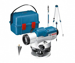 Optični nivelir BOSCH GOL 20 D + Gradbeno stojalo BT 160 Professional + Merilna palica GR 500