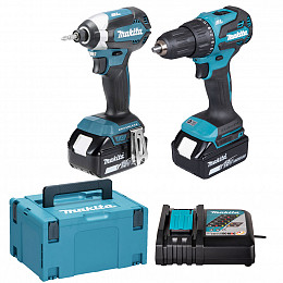 Set orodja 18V LXT MAKITA DLX2537TJ (DHP490 + DTD153)