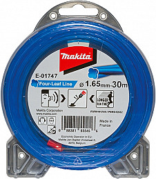 Štiridelna najlonska nitka modra  1,65 mm x 30 m