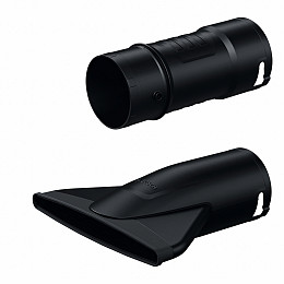 Adapter in ploščata šoba za puhalnik