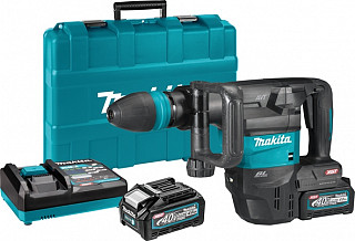 Akumulatorsko rušilno kladivo SDS Max 40V XGT MAKITA HM001GM201 + FEEL THE ENERGY GRATIS BL4040F Akumulator*