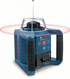 Rotacijski laser BOSCH GRL 300 HV + Gradbeno stojalo BT 300 + Laserski sprejemnik LR 1 + Merilna letev GR 240
