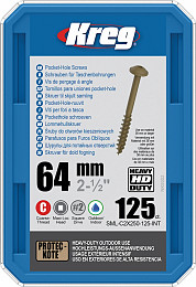 KREG® HD Protec-Kote™ vijaki (grobi navoj, Maxi-Loc) - 64 mm / 2.5