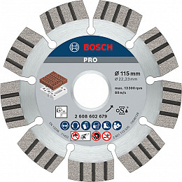 Diamantna plošča PRO Abrasive, 115 x 22,23 mm