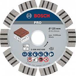 Diamantna plošča PRO Abrasive, 125 x 22,23 mm