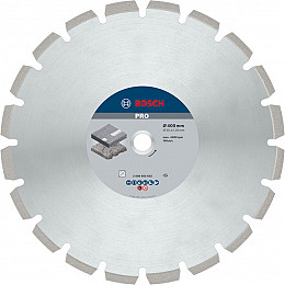 Diamantna plošča PRO Asphalt, 400 x 20/25,4 mm