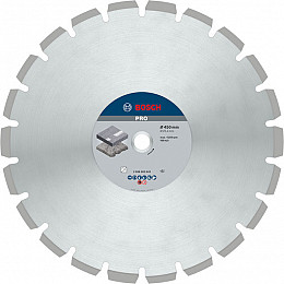 Diamantna plošča PRO Asphalt, 450 x 25,4 mm