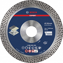 Diamantna rezalna plošča EXPERT HardCeramic, 125 x 22,23 x 1,4 x 10 mm