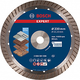 Diamantna rezalna plošča EXPERT MultiMaterial, 230 x 22,23 x 2,4 x 15 mm