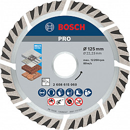 Diamantna rezalna plošča PRO Multi Material, 125 x 22,23 mm, 10 kosov