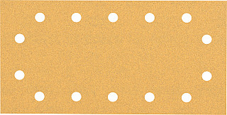 EXPERT C470 brusni papir s 14 luknjami za ekscentrične brusilnike, 115 x 230 mm, G 100, 50 kosov