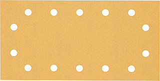 EXPERT C470 brusni papir s 14 luknjami za ekscentrične brusilnike, 115 x 230 mm, G 120, 50 kosov