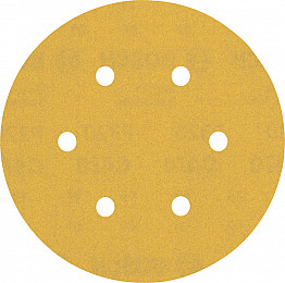 EXPERT C470 brusni papir s 6 luknjami za ekscentrične brusilnike, 150 mm, G 320, 50 kosov
