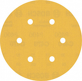 EXPERT C470 brusni papir s 6 luknjami za ekscentrične brusilnike, 150 mm, G 400, 50 kosov