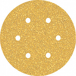 EXPERT C470 brusni papir s 6 luknjami za ekscentrične brusilnike, 150 mm, G 40, 50 kosov