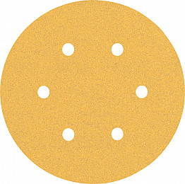 EXPERT C470 brusni papir s 6 luknjami za ekscentrične brusilnike, 150 mm, G 100, 50 kosov