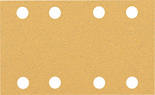 EXPERT C470 brusni papir z 8 luknjami za vibracijske brusilnike, 80 x 133 mm, G 80, 10 kosov