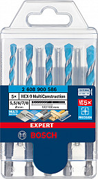 EXPERT HEX-9 MultiConstruction komplet svedrov, 5,5/6/6/7/8 mm, 5 kosov