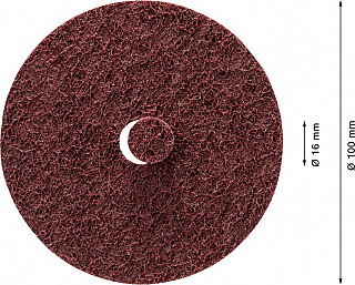 EXPERT N477 SCM brusna plošča za kotne brusilnike, 100 x 16 mm, srednja