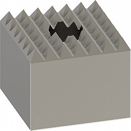 Jekleno teptalo PRO SDS max-4C, 60 x 60 mm