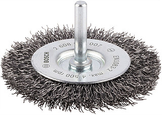 Kolutna ščetka PRO Metal clean, ravno vpenjalno steblo, 75 x 0,3 mm
